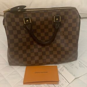 Louis Vuitton Speedy 30 Damier Ebene